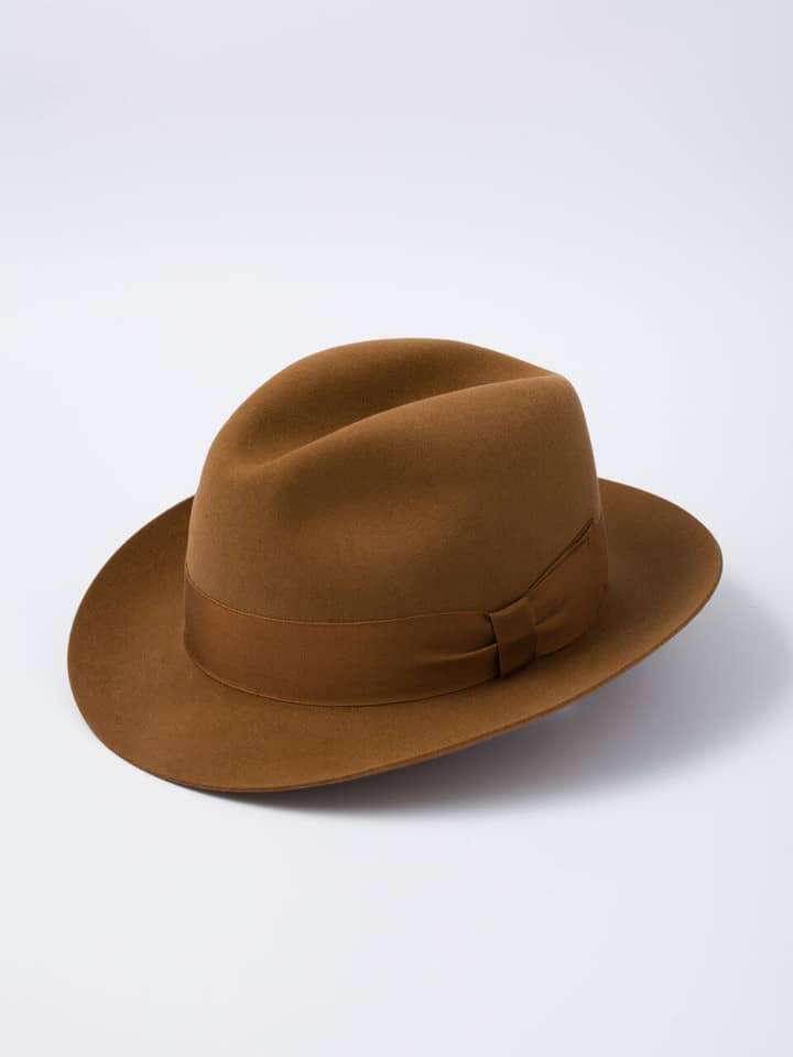 Tan Haydock Fur Felt Hat